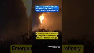 Fire at Hungary's Danube refinery contained; cause under investigation