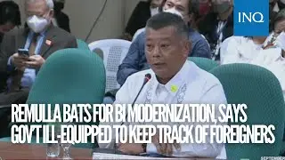 Remulla bats for BI modernization, says gov&rsquo;t ill-equipped to keep track of foreigners