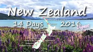 New Zealand Trip in 14 Days Digest - Instrumental Music Version -