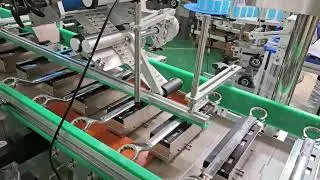 automated top label applicator for tooling #labelingmachine #manufacturing  #fyp