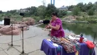 Native American Flute festival Medicine Park Singing Owl