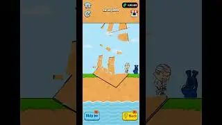 rush to toilet bridge puzzle game #viralshorts #trending #slicetosave