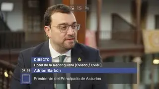 Entrevista al presidente del Principado, Adri&aacute;n Barb&oacute;n