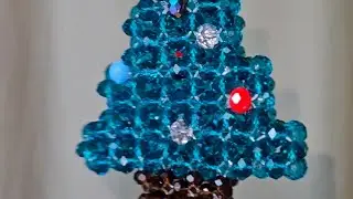 Crystal Bead Christmas Tree Tutorial. Full Video