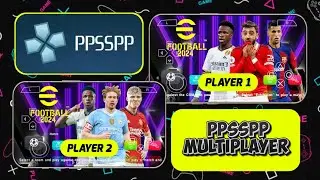 КАК ПОДКЛЮЧИТЬ PPSSPP MULTIPLAYER ADHOC PES 2024 НА 2 ТЕЛЕФОНАХ #ppsspp #multiplayer #pes2024 #pe...