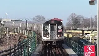 NYC Subway HD 60fps: BMT Eastern Division (L, J, and Z Trains) As Seen From Atlantic Avenue 2/23/17