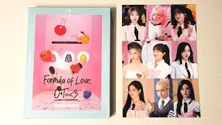 트와이스 (TWICE) Formula of Love: O+T=＜3 Monograph Unboxing