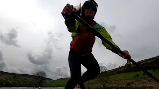 Flying high while paddling the River Don
