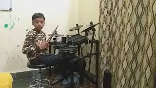 Introduction of electeic drum by small kid, drum learning, drum for beginner