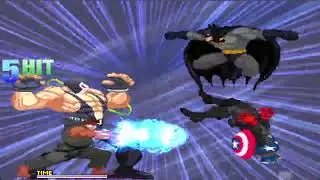 INTERNATIONAL MUGEN TOURNAMENT- EVIL RYU & BANE VS. CAPTAIN AMERICA & BATMAN 1-23-26 #gaming #mugen