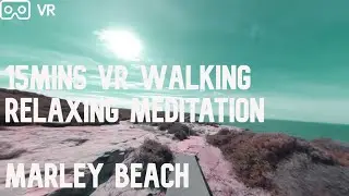 Walking Wattamolla to Marley Head 15 mins VR Relax virtual meditation. Royal national park (1/3)