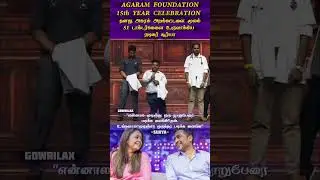 51 DOCTORS from AGARAM FOUNDATION | 15th yr celebration Proudly Moments 🎊🎉#trending #viral #shorts ​
