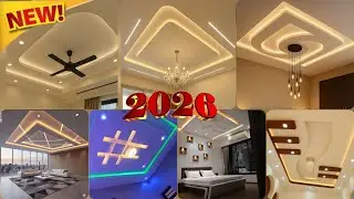 Pop design photo gallery simple trend 2026 false ceiling design for living room with one fan #home 