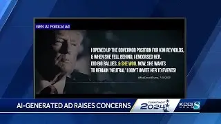 Political analyst reacts to AI-generated Trump voice used in pro-DeSantis campaign ad