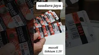 maxell lithium cell 1.5V