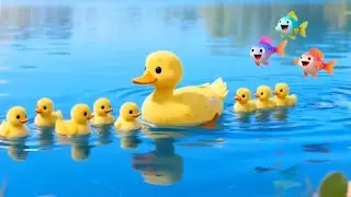 10 Little Ducks 🦆 Counting Song for Kids | Nursery Rhymes & Kids Songs