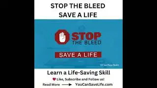 How to Stop the Bleed #lifesavingskills #safetyfirst #safetyforkids #safetyforparents #familysafety