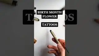 The best months? | BIRTH MONTH FLOWER TATTOOS #shorts #birthdate #birthmonth