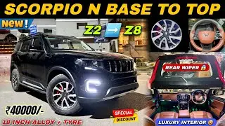 2026 Scorpio N Z2 Base to Top Modification with Price ✅| Bumper Discount 🤑on Scorpio N Base to Top 😍