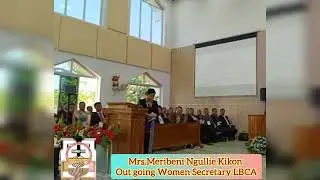 Прощальная речь г-жи Мерибени Нгулли Кикон, уходящей с поста секретаря женского отделения LBCA. #...