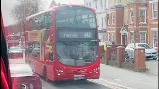 London Bus VW1775 On 483 From Ealing Hospital To Harrow