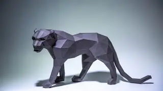 3d printing Origami Panther