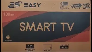 Easy Solar Smart Android 43 Inch TV unboxing & Installation || Samarth Power Solutions