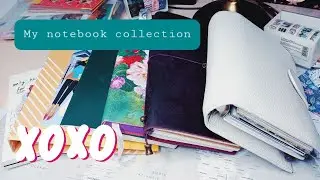 My notebook collection | Journal with me | Stationary | Блокноты и стикеры | No talking