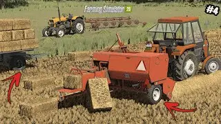 POLSKIE PRASOWANIE I ZBIERANIE SŁOMY!🌱Zgrabianie siana!🔥Ursusy w akcji!🚜