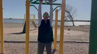 Hanging out with Jesse in Elk City Lake Park