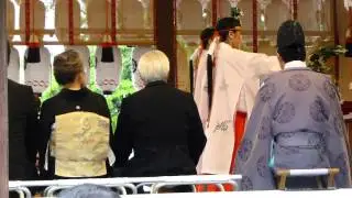 Ritual dancing at Wedding ceremony, Kyoto, Japan