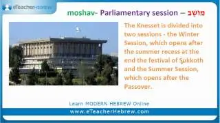 Where is the Israeli parliament? | Modern Hebrew Q&A with eTeacherHebrew