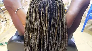 NEAT Small Knotless Braids  😍 Clean Parts & Perfect Finish | Must Watch!