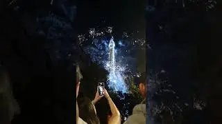 Bastille Day in Paris: the Eiffel tower fireworks 🇫🇷 ✨(France)