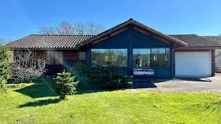 Cedar-wood house facing the Vienne river