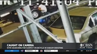 NYPD Searching For Suspect On Bicycle In Harlem Shooting