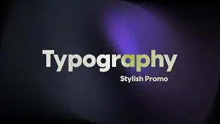Stylish Typography Promo - After Effects Template