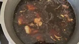 This morning, cabbage with pig's feet.😋😋😋😋😋😋♥️♥️♥️♥️