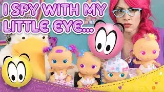 The Bellies play I SPY WITH MY LITTLE EYE 👓 and play PRANKS! 😎