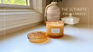Luxury Fall Candle | Pumpkin Spice Chai & Vanilla | Cozy Autumn Home D&eacute;cor