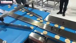 Snow cake/cookie/biscuit sorting and packaging line#packagingline #customized #foodpackagingmachine