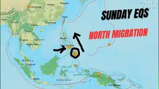 5.7 Earthquake Cebu City Philippines. Quake activity heading North. Sunday update