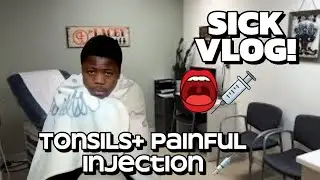 I'm Sick... Dealing with Painful Tonsils | Real Life Vlog #healthstruggles #vloglife
