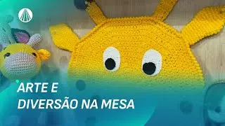 Sousplat Infantil em Croch&ecirc;: Bichinhos Divertidos com Samuel Alves | Fa&ccedil;a Voc&ecirc; Mesmo