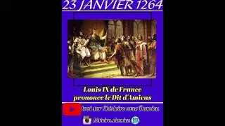 Louis IX de France prononce le Dit d'Amiens,1264