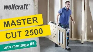 Comment installer sur le MASTER cut 2500 ma scie circulaire plongeante ?