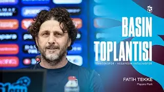 Teknik Direktörümüz Fatih Tekke'nin Hesapcom Antalyaspor maçı değerlendirmesi