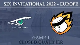 cowana vs MNM @Game 1 - Bank | Six Invitational 2022 - Europe: Closed Qualifier