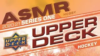 [ASMR] 20-21 Upper Deck Series 1 Hockey - ACETATE YOUNG GUNS! Quiet Whispering, Card Sounds