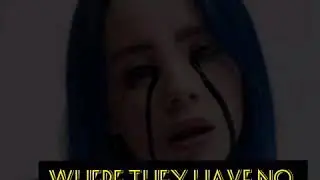Billie Eilish ~ Lovely Lyrics🖤🥀